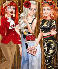 gucci dress up game|Princesses At Gucci Opening Party .